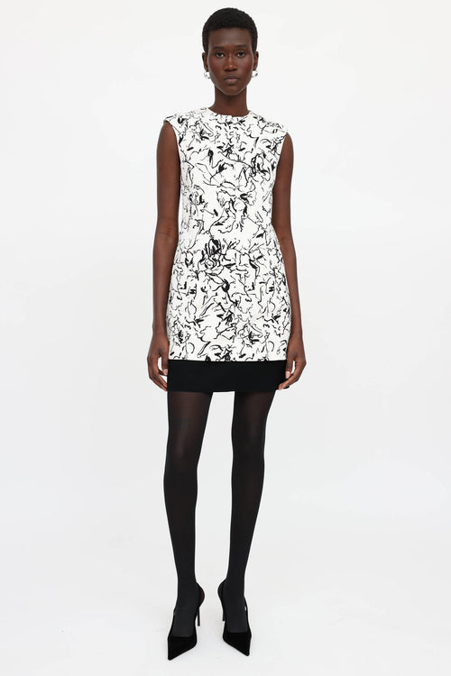 Balenciaga 2013 Print Dress