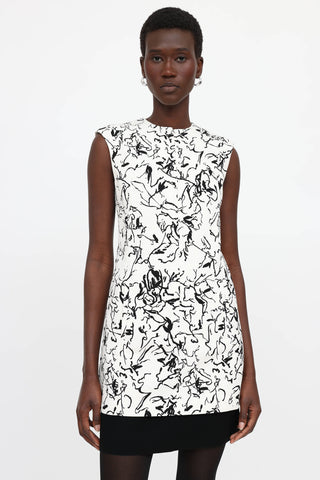 Balenciaga 2013 Print Dress