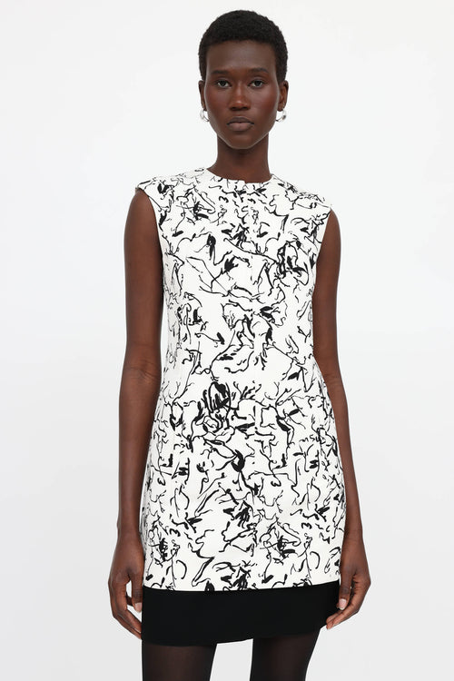 Balenciaga 2013 Print Dress