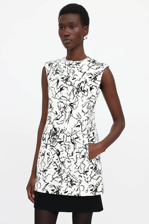 Balenciaga 2013 Print Dress