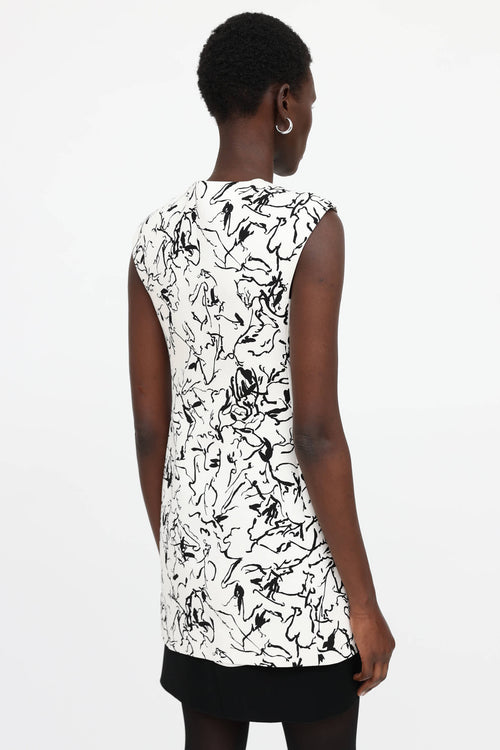 Balenciaga 2013 Print Dress