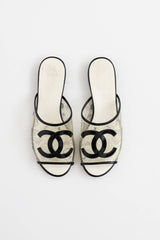 Chanel 2019 PVC & Patent Slide