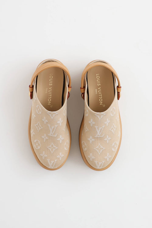 Louis Vuitton Monogram Aspen Platform Mule