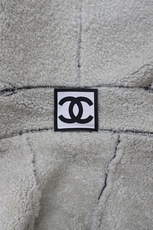 Fall 2008 Leather & Shearling Zip Jacket