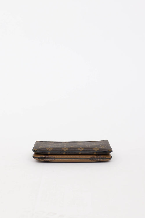 Louis Vuitton Reversible Monogram Double Zip Pochette Bag