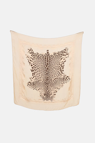 Roberto Cavalli Sheer Printed Scarf