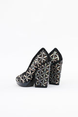 Dries Van Noten Sequin Mesh Pump