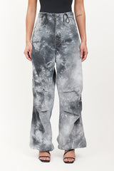 Dark Park Daisy Tie Dye Cargo Pants