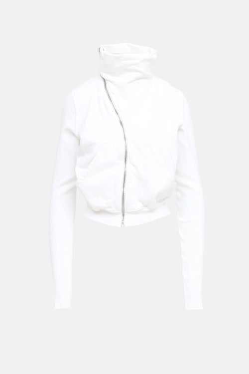 Rick Owens Asymmetrical Zip Sweater