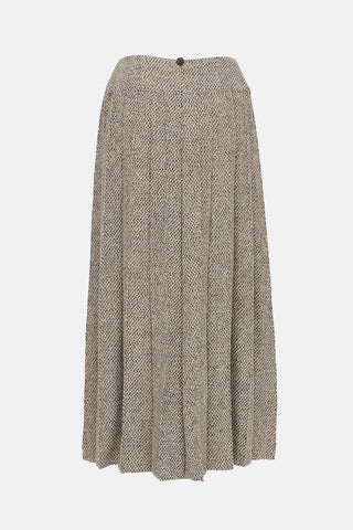 Fall 1998 Wool Pleated Skirt