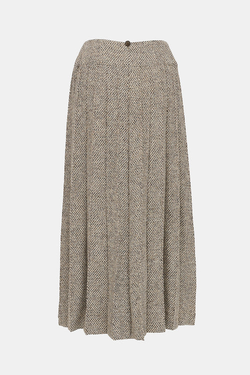 Fall 1998 Wool Pleated Skirt