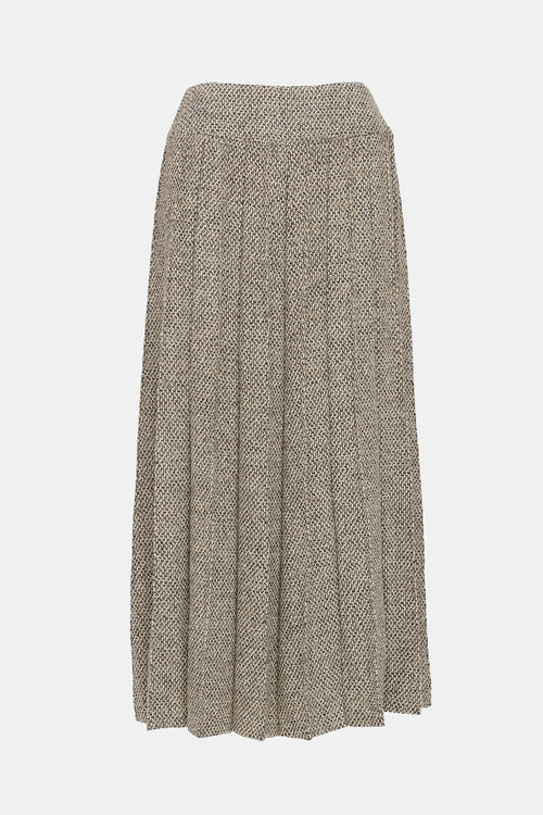 Fall 1998 Wool Pleated Skirt