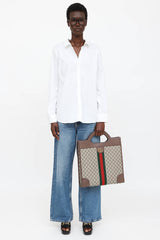 Gucci GG Supreme Large Ophidia Tote Bag