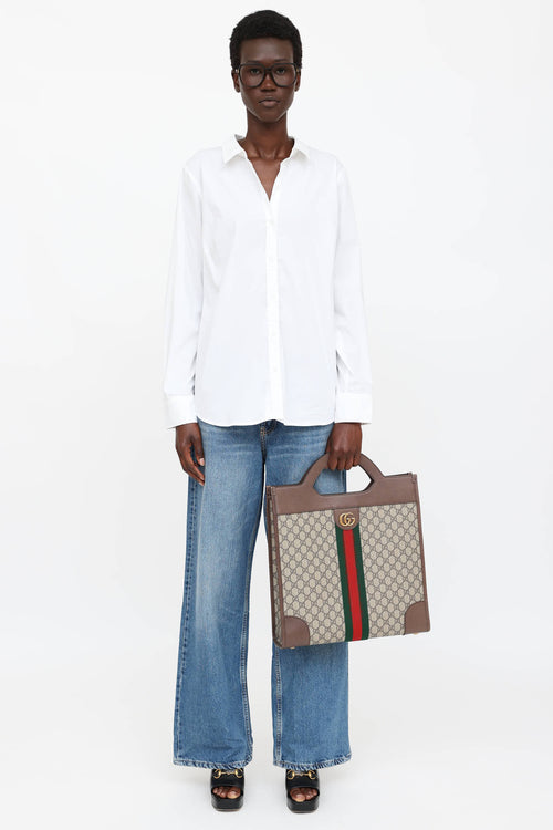 Gucci GG Supreme Large Ophidia Tote Bag