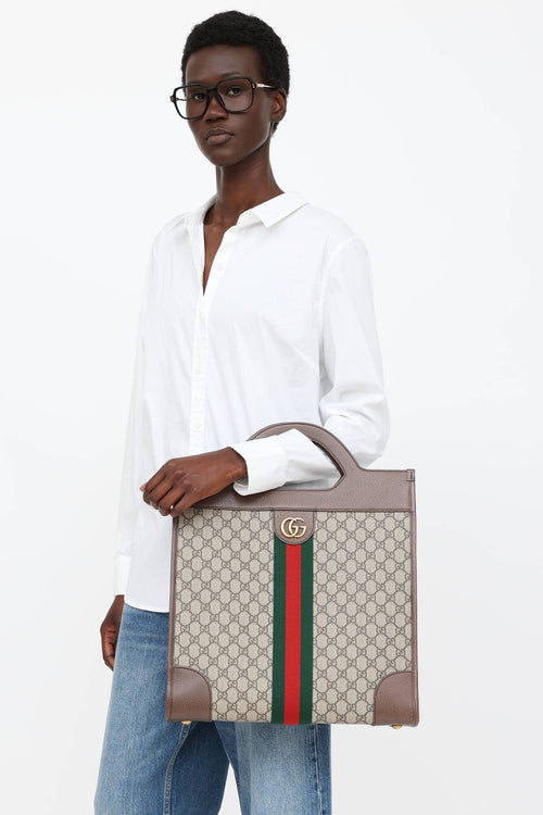 Gucci GG Supreme Large Ophidia Tote Bag