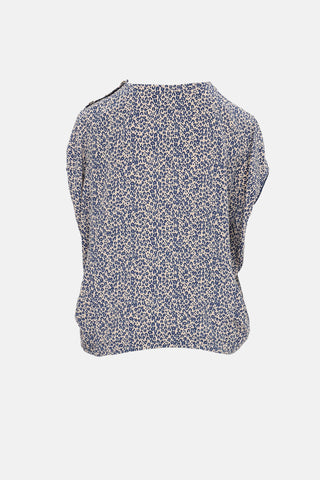 Louis Vuitton 2014 Printed Silk Top