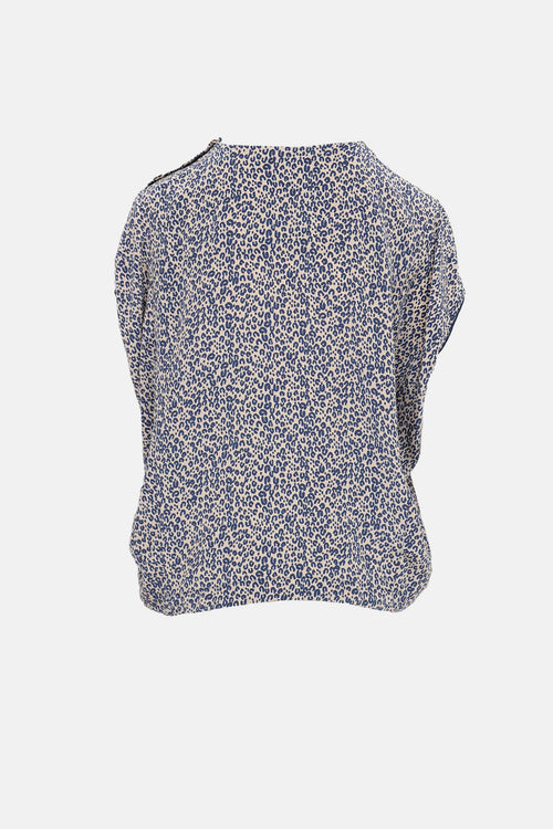 Louis Vuitton 2014 Printed Silk Top