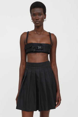 Miu Miu 2022 Neoprene Cargo Bra Top