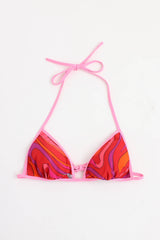 Emilio Pucci Marmo Triangle Bikini  Top