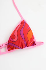 Emilio Pucci Marmo Triangle Bikini  Top