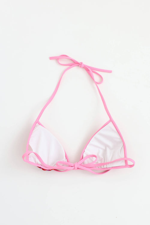 Emilio Pucci Marmo Triangle Bikini  Top