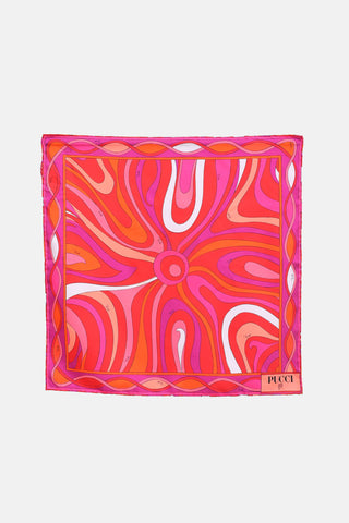 Emilio Pucci Silk Marmo Twill Scarf