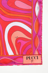 Emilio Pucci Silk Marmo Twill Scarf