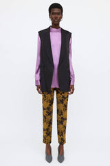 Dries Van Noten Striped Sleeveless Blazer