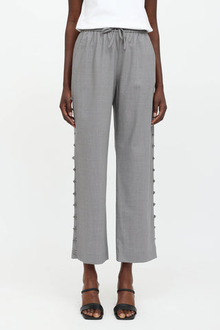 Loulou Studio Button Trouser