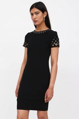 Emilio Pucci Wool Grommet Dress