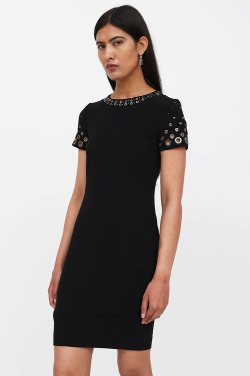 Emilio Pucci Wool Grommet Dress