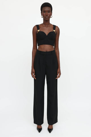 Moschino Cropped Bustier Top