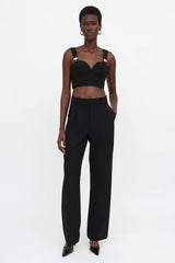 Moschino Cropped Bustier Top