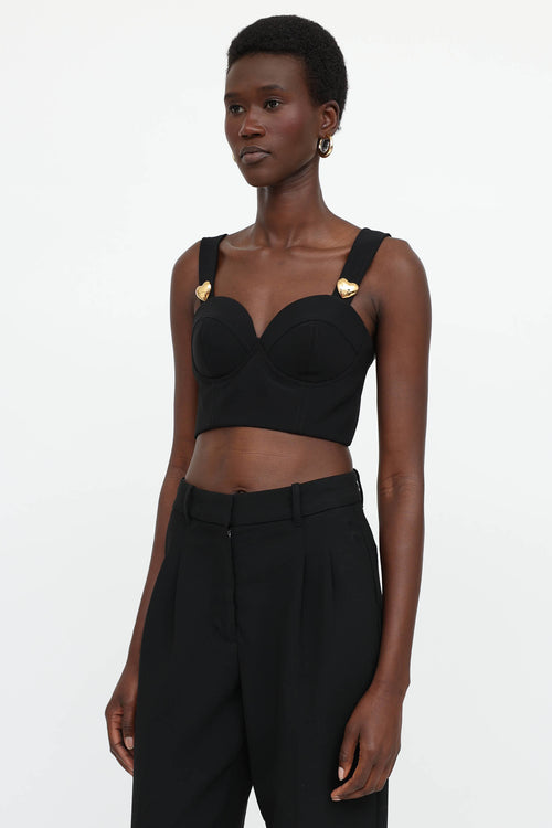 Moschino Cropped Bustier Top