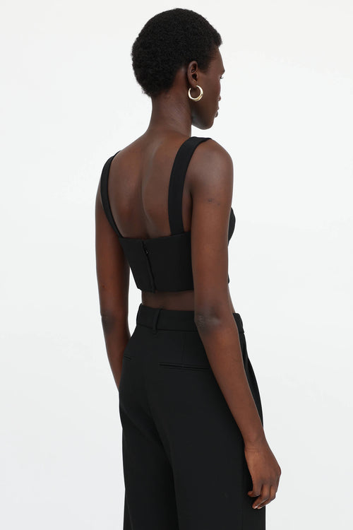 Moschino Cropped Bustier Top