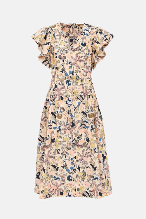Ulla Johnson Darya Patterned Midi Dress