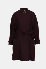 Burberry Wool Asymmertical  Coat
