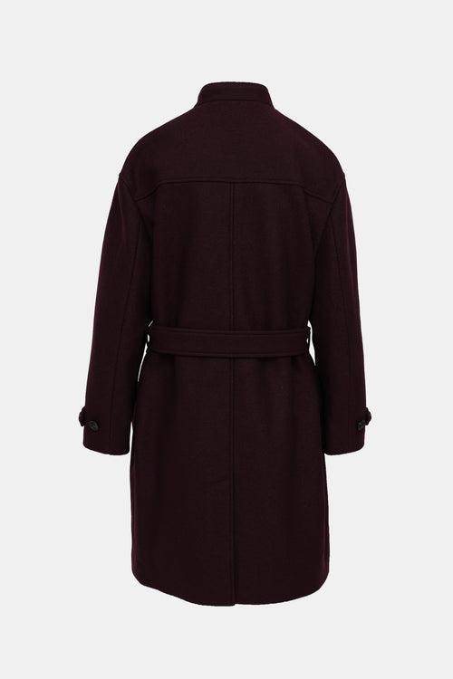 Burberry Wool Asymmertical  Coat