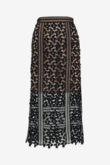 Self-Portrait Lace Arabella Layered Skirt