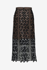 Self-Portrait Lace Arabella Layered Skirt