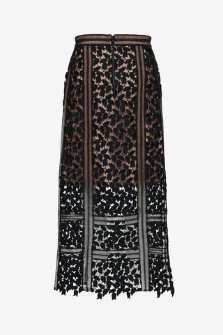 Self-Portrait Lace Arabella Layered Skirt