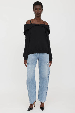 2025 Off Shoulder Hoodie