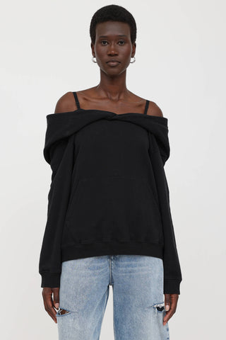 2025 Off Shoulder Hoodie