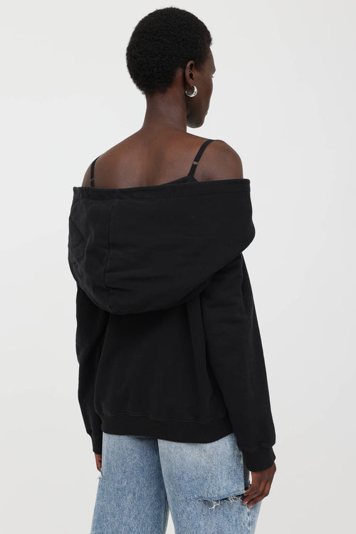 2025 Off Shoulder Hoodie