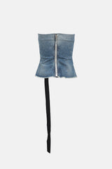 Rick Owens DRKSHDW Denim Bustier Top