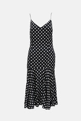 Caroline Constas Polka Dot Slip Dress