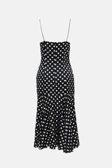 Caroline Constas Polka Dot Slip Dress