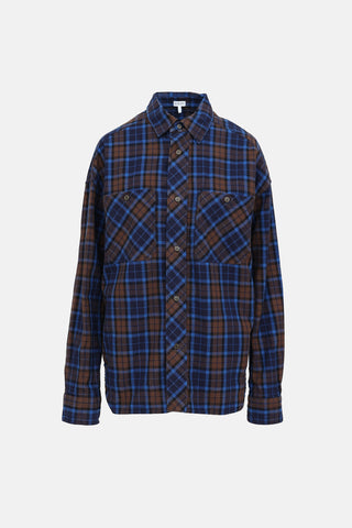 Loewe Plaid Button Up Shirt