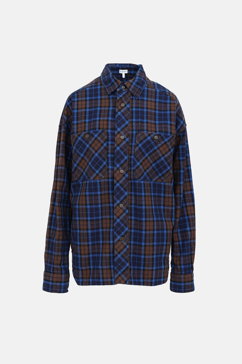 Loewe Plaid Button Up Shirt
