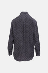 Louis Vuitton Silk Monogram Button Up Shirt